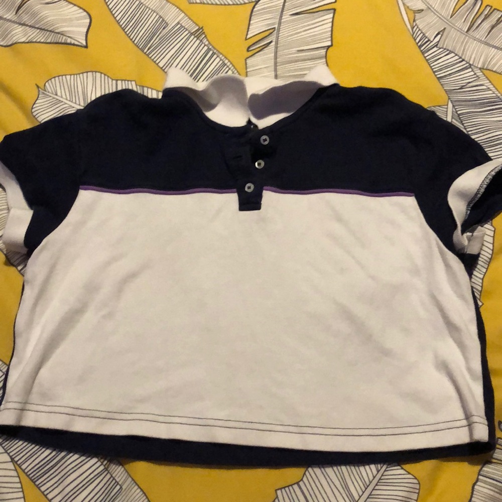 Collared Cropped shirt
